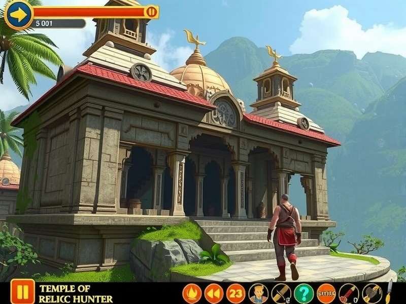 Temple Relic Hunter Gameplay